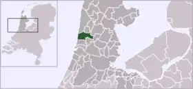 Lokaasje fan de gemeente Castricum