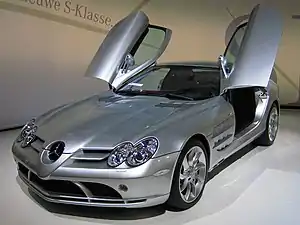 In Mercedes-Benz SLR McLaren