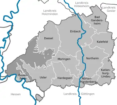 Gemeenten yn de lânkring Northeim