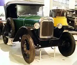 In Opel Laubfrosch (±1925)