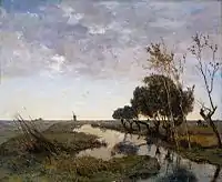 In wetering by Abcoude, 1878