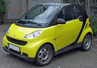 In twapersoans Smart Fortwo (Daimler)