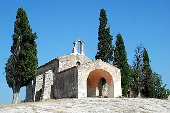 De Chapelle Saint-Sixte d'Eygalières, Bouches-du-Rhône (Frankryk)