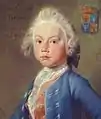 Portret fan Hendrik Fabricius,  10 jier, 1748 troch Jelgersma