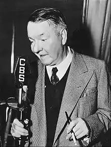 W. C. Fields foar CBS Radio, 1938