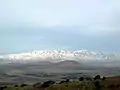 Mount Hermon fon t-sneachda