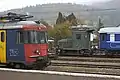 Rangiertraktor und Tribwage vo dr Önsige-Bauschtu-Bahn