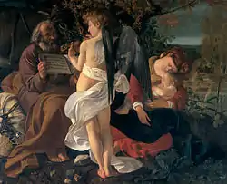 Caravaggio: Riposo durante la fuga in Egitto