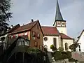 Evangelische Pfarrkirch vo 1902