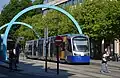 Dr tram-train unter da Boga vum Daniel Buren