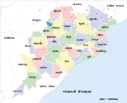 Map of Orissa