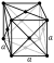 Face-centered cubic crystal structure for Thiet