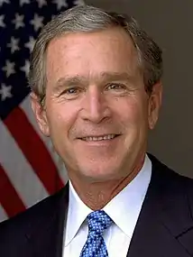 George W. Bush(2001-2009)6 jiyè 1946 (77 ane)