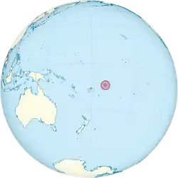 Location of American Samoa