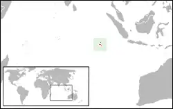 Location of Kapuloan Cocos (Keeling)