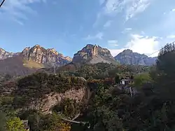 平顺县东寺头乡太行山景区风光