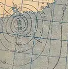 1944年7月21日的地面天氣圖