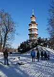 歐拉尼恩包姆中國園林 (Chinesischer Garten von Oranienbaum)參考中國園林圖像所建之塔