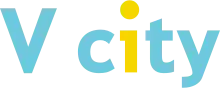 V city logo