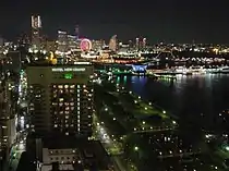 自瞭望台看到的夜景