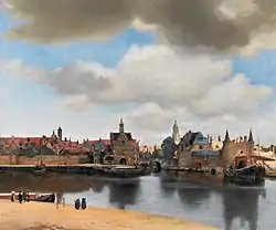 Delftin görünüşü, Johannes Vermeer, 1660 & ndash; 1661