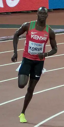 Emmanuel Korir wurde Sechster
